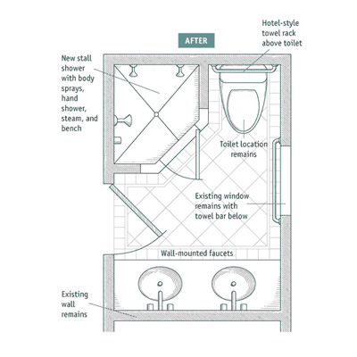 bathroom blueprint