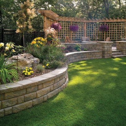 retaining walls landscaping